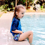 Swim Nappy & Mini Wet Bag Set - Size Small - 4-7kg - Kidsaroo