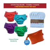 2.0 Easy Bundles - 4 Undies + 4 Inserts - Kidsaroo