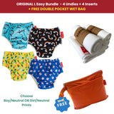 Original Easy Bundles - 4 Undies + 4 Inserts - Kidsaroo