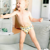 Child Wearing No Worries Undies